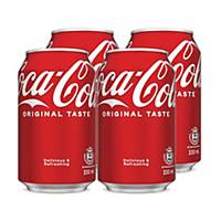 Coca Cola 可口可樂 330毫升 - 4罐裝
