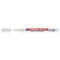 Edding® 4095 window marker, fine, removable 2-3 mm, white, per piece