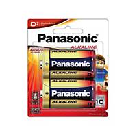 PANASONIC Lr20T/2B Alkaline Max Batteries Pack Of 2