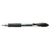 Pilot G2 intrekbare gel roller pen, fijn, zwarte gel-inkt