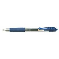 Pilot G2 retractable gel roller pen, fine, blue gel ink, per piece