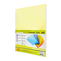 SB COLOURED COPY PAPER A4 80G - YELLOW - REAM OF 500 SHEETS