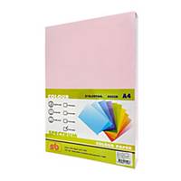 SB COLOURED COPY PAPER A4 80G - PINK - REAM OF 500 SHEETS