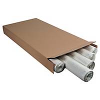Lyreco flipover papier, geruit, 65 x 98 cm, 60 g, 50 vellen, per 5 rollen