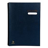 BAIPO SIGNATURE BOOK 26.5CM X 37CM - BLUE - 17 PAGES