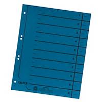 Trennblätter A4, durchgefärbt, blau, 100 Stück