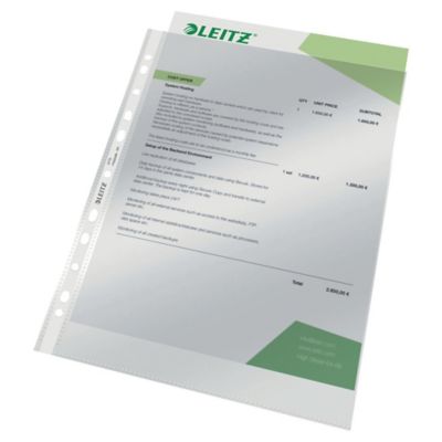 Leitz pochettes perforées Maxi Standart, 5 pièces, A4, 170 µm