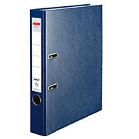 Herlitz Q.file Standardordner, halbplastisch, Rückenbreite 5 cm, blau