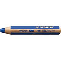 Crayon de couleur Stabilo Woody 3 in 1 - bleu