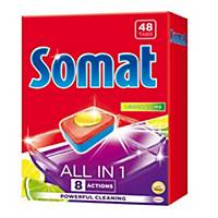 Somat All-in-One Geschirrspültabs, 48 Stück