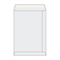 Tašky jednoduché  C4 (229 x 324 mm), biele, 50 kusov/balenie