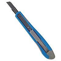 Nożyk biurowy LYRECO 9 mm, niebieski, 1 ostrze w komplecie
