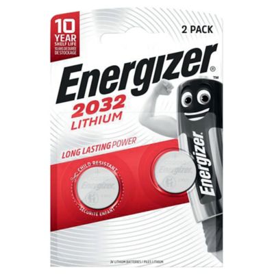 ENERGIZER CR2032 WATCH BATTERY - PACK OF 2