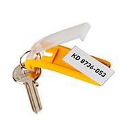 Durable Key Clip sleutelhangers, assorti kleuren, per 6 sleutelhangers