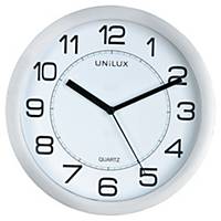 UNILUX ATTRACTION CLOCK D 195MM SILVER