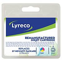 LYRECO HP COMPATIBLE INKJET CARTRIDGE FOR HP57 6657AE  COLOUR