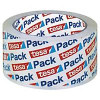 Tesapack® 57807 PP tape, kristalhelder, 50 mm x 66 m, per rol tape