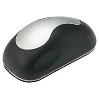 Lyreco magnetische bordenwisser muisvorm voor whiteboard, zwart/zilver