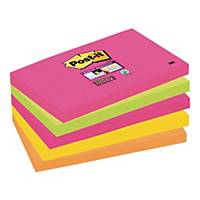 Karteczki Post-it® Super Sticky, Kapsztad, 76x127mm, 5x90 sztuk