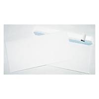 Samolepicí obálky s krycí páskou Krpa, C6/5 (114 x 229 mm), bílé, 50 ks/balení