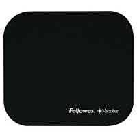 Mouse pad Fellowes Microban, natural rubber, black