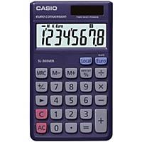 Kapesní kalkulačka Casio SL-300VER, 8-místný displej, fialová