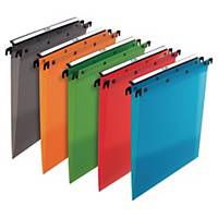 Hanging folder Elba Design A4, 25 cm deep, plastic, assorted, pack of 10 pcs
