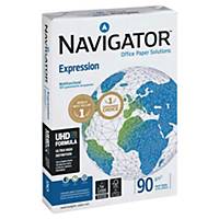 Carta Navigator Expression A4 90 gm2, bianco lucente, conf. da 500 fogli