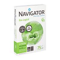 Navigator Ecological ecologisch wit A4 papier, 75 g, per doos van 5 x 500 vellen