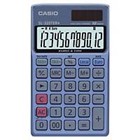 Calculatrice de poche Casio SL-320TER+ - 12 chiffres - bleu/bleu clair