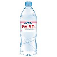 Eau minérale Evian - 1 L - carton de 12 bouteilles