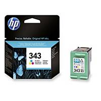 HP 343 (C8766EE) inkt cartridge, cyaan, magenta, geel