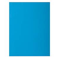 Pack de 100 subcarpetas Exacompta - A4 - papel - azul turquesa