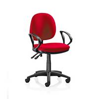 Origin Medium Back Operators Chair With Arms - Red