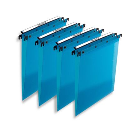 Pack de colgantes para cajón Design - PP - lomo en V - azul