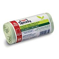 Sacchi biodegradabili DomoPak Spazzy Saccoverde 10 L trasparente - conf. 20
