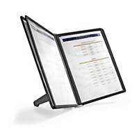 Durable SHERPA SOHO Table 5 - Display Panel System - Black Coloured Panels