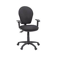 GL6 High Back Operators Chair With Inflatable Lumbar - Charcoal
