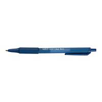 Bic® Soft Feel Clear, retractable ballpoint pen, medium, blue