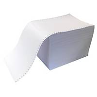 Blanco listingpapier, 60 g, B 240 x H 305 mm, doos van 2.000 vellen