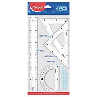 Maped 4 Piece Ruler Set