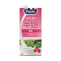 Pauls 保利 脫脂牛奶1公升