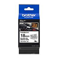 Ruban d’écriture Brother Pro Tape TZE-FX241, 18mmx8 m, noir/blanc