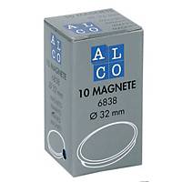 Alco Haftmagnet 6838, Durchmesser: 32mm, blau, 1 Magnet