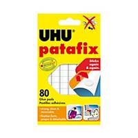 Uhu Patafix Adhesive Pads White - Pack Of 80