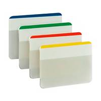 Post-it 686F1 strong index filing tabs 38x50 mm 4 colours