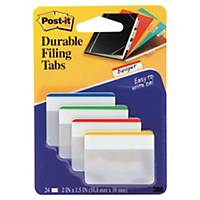 Post-It Index Filing Durable Tabs 4 X 6 - Pack of 4