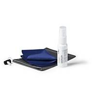 Kit de limpieza Durable ScreenClean Travel - con paño, spray y bolsa  - 25 ml