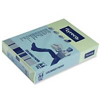 LYRECO CARD A4 160GSM GREEN - PACK OF 250 SHEETS