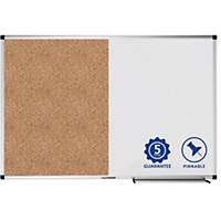 Planorga Combi-Board Half Cork/Half Whiteboard - 600 X 900Mm